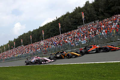 Nico Hülkenberg erkämpfte sich auf dem Circuit de Spa-Francorchamps acht WM-Punkte