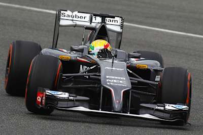 Esteban Gutiérrez im neuen Sauber C33-Ferrari