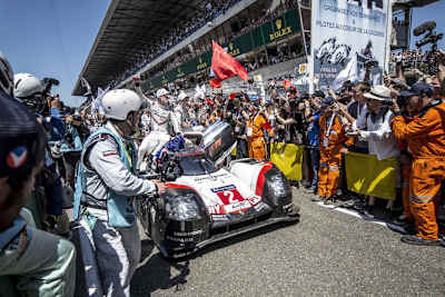Le Mans 2017: Der Sieger-Porsche von Timo Bernhard, Brendon Hartley und Earl Bamber