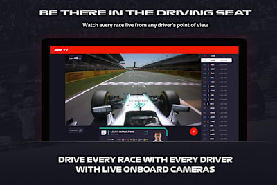 So wirbt die Formel 1 für den Live-Stream
