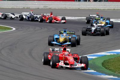 Michael Schumacher 2004 in Hockenheim