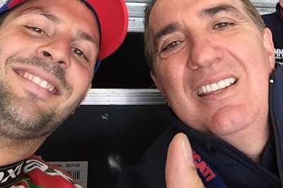 Selfie von Michel Fabrizio (li.) und Genesio Bevilacqua