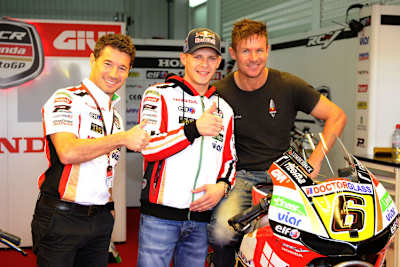 In der LCR-Box: Cecchinello, Bradl und Baumgartner
