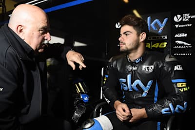 Rossano Brazzi mit Romano Fenati