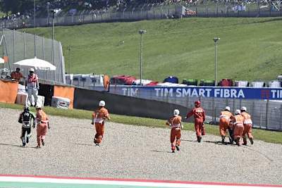 Für Romano Fenati war sein Heimrennen in Mugello vorzeitig beendet