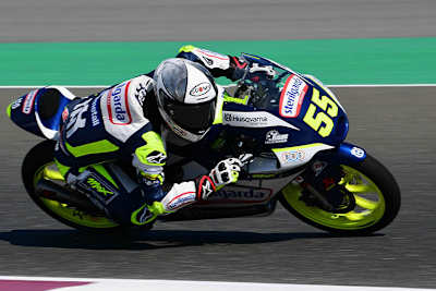 Romano Fenati auf der Werks-Husqvarna in Losail