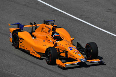 Fernando Alonso absolvierte in dieser Woche seinen Rookie-Test im IndyCar