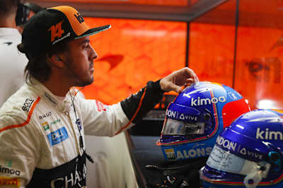 Geduldsprobe für Fernando Alonso: Nicht nur die Zuschauer langweilten sich während des 3. Trainings