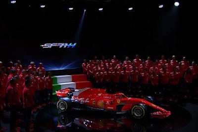 Der neue Ferrari SF71H wurde enthüllt