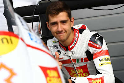 Matteo Ferrari mit seiner Mahindra MGP3O