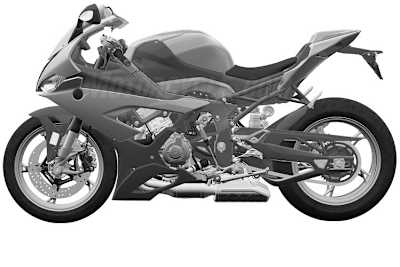 Dieses Bild soll die neue BMW S1000RR zeigen