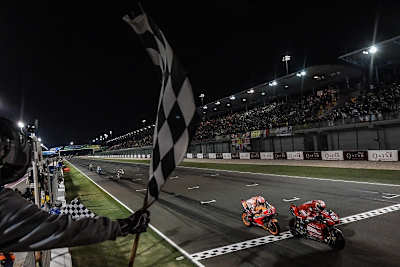 Nur 0,023 sec lagen zwischen Dovizioso und Márquez