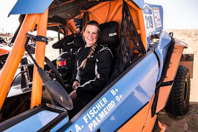 Dakar-Debütantin Annett Fischer