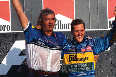 Flavio Briatore und Michael Schumacher feierten gemeinsam viele Erfolge