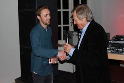 Jonas Folger mit Schwindeggs Bürgermeister Dr. Karl Dürner