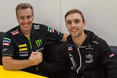 Hervé Poncharal mit Jonas Folger