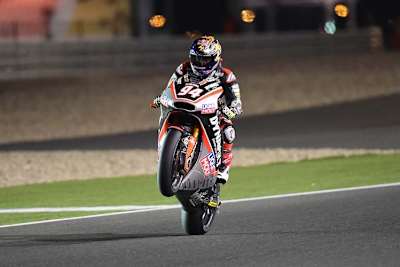 Jonas Folger steht zum sechsten Mal in seiner GP-Karriere auf der Pole-Position