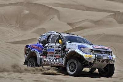 Im «Dakar»-Ziel: Neuling Ford Ranger