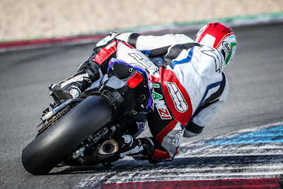 Lorenzo Lanzi sahen die Kollegen nur von hinten