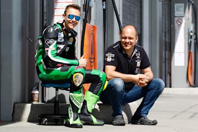 Kurze Pause für Jonas Geitner