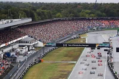 Deutschland-GP 2019: Die Zuschauertribünen am Hockenheimring waren gut gefüllt