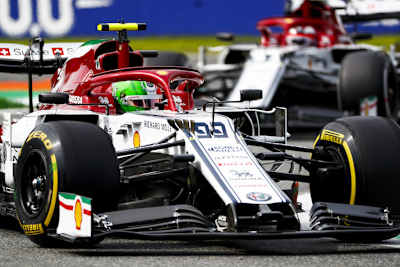 Antonio Giovinazzi und Kimi Räikkönen