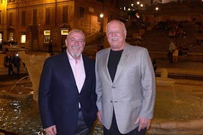 Youthstream-Boss Giuseppe Luongo und Glen Helen Raceway-Präsident Bud Feldkamp vereinbarten den MXGP-Deal