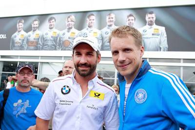 Timo Glock mit Oliver Pocher
