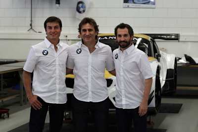 Bruno Spengler, Alessandro Zanardi und Timo Glock