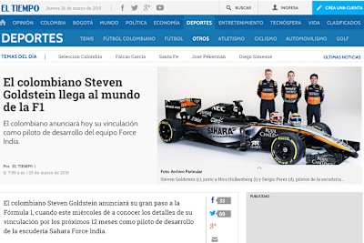 So wird in Südamerika über Steven Goldstein berichtet