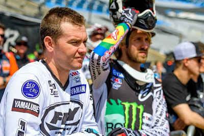 Josh Grant und Justin Barcia starteten für das Yamaha-Werksteam