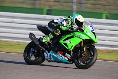 Kawasaki-Pilot Luca Grünwald stand zum Saisonabschluss zweimal auf dem Podest