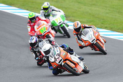 Luca Grünwald auf der Kalex-KTM des Kiefer-Teams