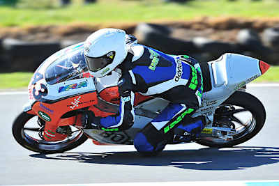 Luca Grünwald auf der Kalex-KTM des Kiefer-Teams