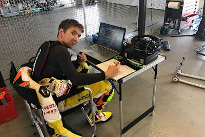 Luca Grünwald testete mit dem Freudenberg-Team in Most