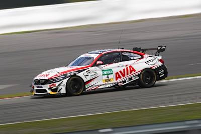 Der BMW M4 GT4 von Sorg Rennsport beim Gasteinsatz auf dem Nürburgring