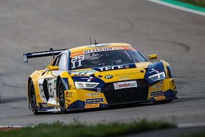 Sieger beim ADAC GT Masters auf dem Sachsenring: Der Audi R8 LMS von Elia Erhart/Pierre Kaffer