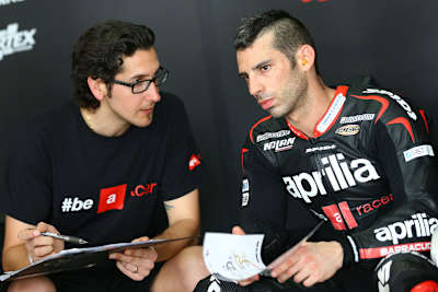 Diego Gubellini, Stefan Bradls neuer Crew Chief, hier noch mit Marco Melandri