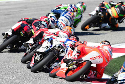 Das Moto3-Feld in Misano