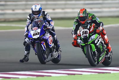 Sylvain Guintoli und Tom Sykes (re.) haben viel Respekt voreinander