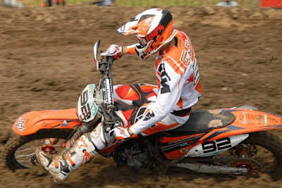 Wieder ist ein schweizer MX2-Pilot das Mass der Dinge: Valentin Guillod