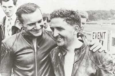 Mike Hailwood und Derek Minter