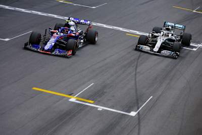 Lewis Hamilton kreuzte die Ziellinie kurz nach Pierre Gasly