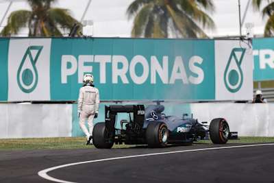 Lewis Hamilton in Malaysia