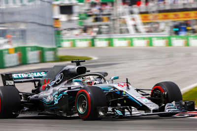 Lewis Hamilton in Kanada