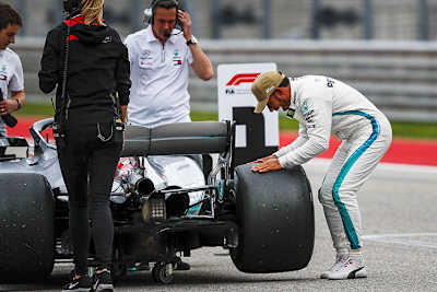 Lewis Hamilton nach seiner USA-Pole in Austin