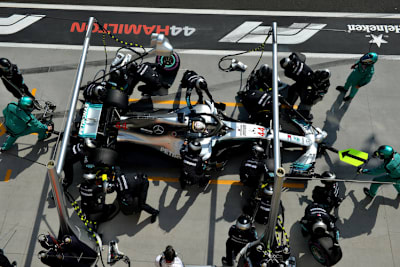 Boxenstopp bei Mercedes