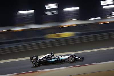 Lewis Hamilton auf dem Weg zur Bestzeit