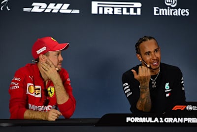 Lewis Hamilton und Sebastian Vettel