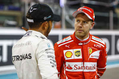 Lewis Hamilton und Sebastian Vettel